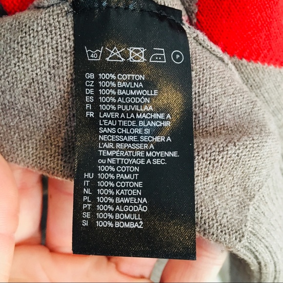 H&M argyle cardigan large - Picture 3 of 4